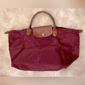 Longchamp LE PLIAGE MEDIUM HANDBAG red garance